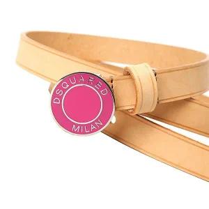 [디스퀘어드2]아도니스 디스퀘어드2 밀란 로고 스키니 벨트 BE5107 V291 9843