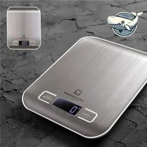 [골드스마일]스타일리시 주방용 전자 저울 스테인리스 재질