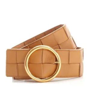 [보테가베네타] 벨트 인트레치아토 맥시 브라운 카멜 577933 VMAY2 9830 국내배송