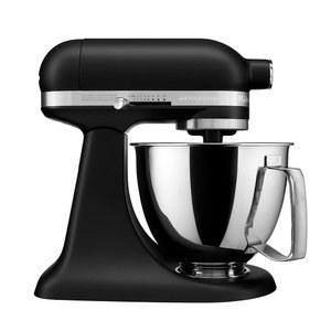 키친에이드 아티산 미니 3.5 쿼트 블랙 틸트 - 믹서 스탠드 KSM3316X 매트 헤드