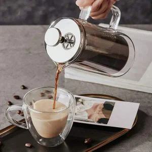 [셀러에이드]프렌치프레스 유리 포트 커피 추출기 커피여과기
