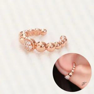 [콩심팥심]악세사리 귀찌 코디 심플 이어커프 패션 로즈