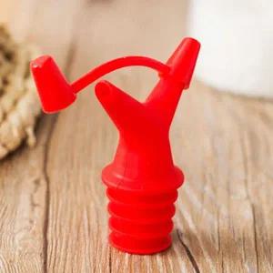 진공 병뚜껑 와인 소스병 마개 양방향 실리콘 스토퍼