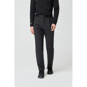 코오롱스포츠 남성 원턱 레귤러핏 팬츠 블랙겨울기모 JWPNW24261CIN 1382498