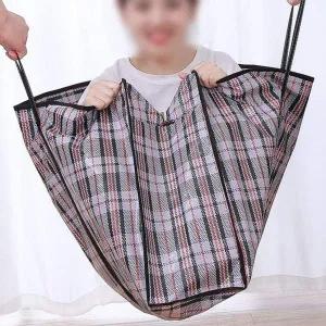 [콩심팥심]동대문이사가방 이불 의류 편한개폐 이중자크 대용량가방 특대형