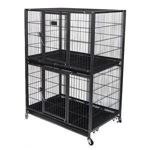 [셀러허브 스포츠레저]애견 카페/병원용 이동형 동물 철장 D02801 견문 대형