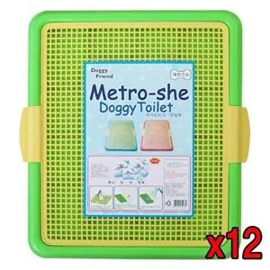 [셀러허브 스포츠레저]상판 개폐식 반려견용 배변판 12개 d00833 댕댕이