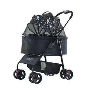 [셀러허브 스포츠레저]중형견용 본체분리 접이식 유모차 J119492 강아지외출