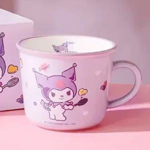 산리오 쿠로미 투톤 눈금 머그컵 340ml WFGEKO7