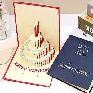 [셀러에이드]생일 축하 입체카드 선물 엽서카드 축하편지 카드