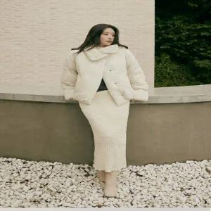 [시슬리]피날레 벨벳 롱 스커트_s