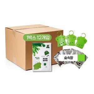 제이오마켓 옷장용 탈취제 숲속향 3P 한박스 12개입