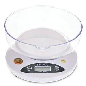 전자저울KT2000 전자저울 KT-2000 2kg(1g) 전용용기 주방저울 검정필