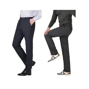 남자 겨울 편안한 패브릭 기모 스판 정장팬츠 LV-PTK-704