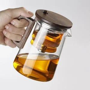 고품질 GDM 내열유리 드롭 차포트 티포트 750ml 식당물병 티포트리뷰 (WE249F0)
