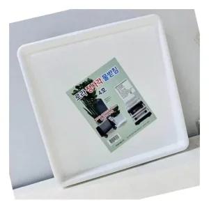 화분 정리대 사각형 바퀴 화분받침대 4호 가드닝 소품 이동형 받침대 (WFK8SNC)