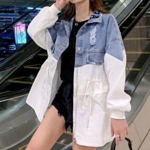 [오노마] ONM 겨울스타일 캐주얼 데님 여성 봄 간절기아우터 점