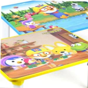 어린이좌식책상 유아 어린이 캐릭터 접이식 공부상 밥상 테이블