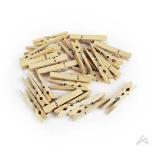 [셀러에이드]사진 인테리어 소품 작은 집게 사진걸이 나무