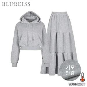 [블루레이스] 후드맨투맨+티어드롱스커트SET_B4W1TS6511