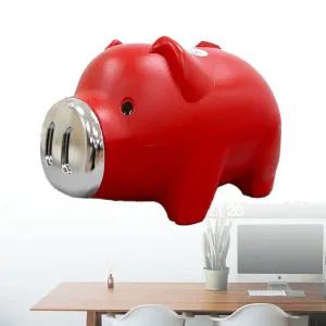 [셀러에이드]어린이금고 지폐저금통 투명 돼지저금통 자이언트