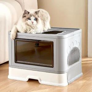 빅하우스 고양이 후드형 화장실