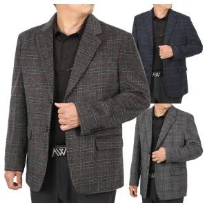 [리빌모아]남자 겨울 고급 울 블랜디드 정장 콤비자켓 DA-COW-Q001-차콜