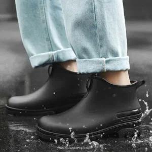 커플 패션 방수장화 장마철 작업화 남녀공용 레인부츠