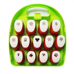 모양펀치중형세트 - 13종 꽃(R-18 13종)