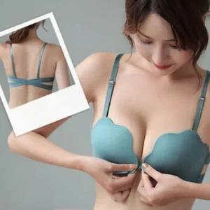 뒤태반전 오프숄더브라 앞후크 스트랩 볼륨업 브라탑