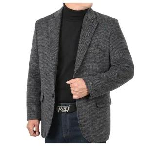 남자 겨울 클래식 울 체크 정장 콤비자켓 AR-COW-JPM-103