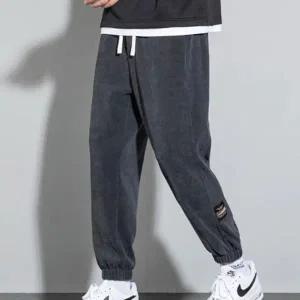 남성 하이 기모 겨울 조거 팬츠 1P 트레이닝 바지 트레이닝바지