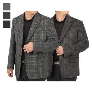 남자 겨울 고급 울 블랜디드 정장 콤비자켓 DA-COW-Q001-베이지