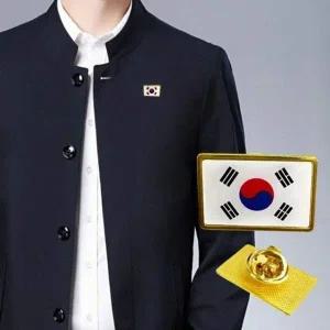 [콩심팥심]뱃지 베이직 태극기 태극뱃지 배지 올데이 현충일 애