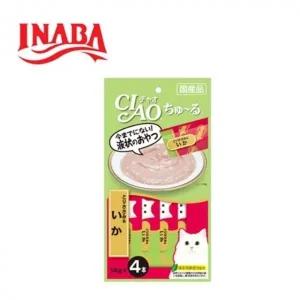 이나바 챠오 츄루 닭가슴살 오징어 14gx4p 고양이간식