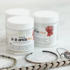 전문가용 금은 세척제 PRO 실버 골드 악세사리 세척액 변색제거 주얼리 클리너 80ml