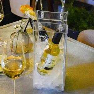 PVC 와인 샴페인 칠링백 쿨러 아이스버킷 가방 와인백