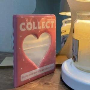 포토 카드 미니앨범 포카북 핑크 수집 앨범