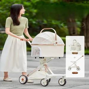 강아지 유모차 분리형 애견 디럭스 반려견 개모차 접이식