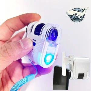 휴대용 미니 현미경 스마트폰 확대경 개인용