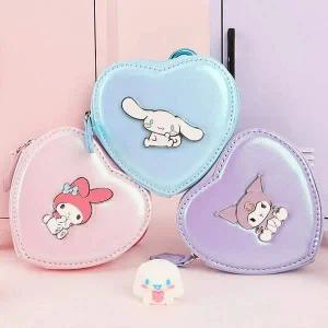 [콩심팥심]산리오 카라비너 하트 동전지갑 1P 미니 키홀더 지갑 포켓지갑