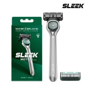 SLEEK 슬릭 모션 면도기 2UP (기1+날2)
