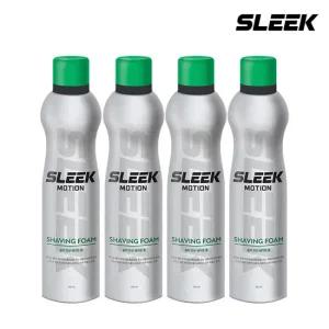 SLEEK 슬릭 모션 쉐이빙폼 210ml 4개