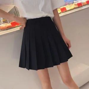 여자 속바지 플리츠 주름 미니 스커트 치마