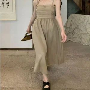 여자원피스추천 끈나시 미니원피스 뒷모크밴딩 메이비