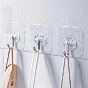 욕실걸이 방수 매직후크 강력 주방걸이 투명후크 다용도후크 다용도후크걸이 옷걸이대 모자걸이 욕실걸이