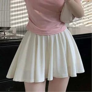 주름치마 속바지 미니스커트 플리츠 일체형 A라인