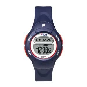 휠라 38-213-001 여성 어린이 우레탄 밴드 전자 손목 시계