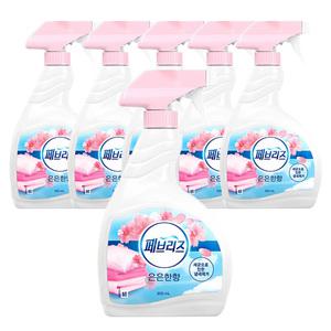 페브리즈 섬유탈취제 은은한향 대용량 900ml X 6입