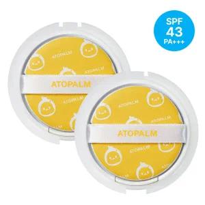 아토팜 톡톡 페이셜 선팩트 15g (리필) X 2개